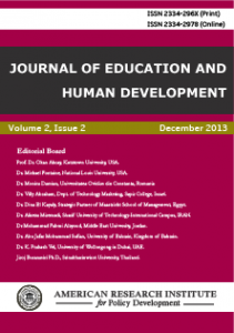 journalofeducationandhumandevelopment